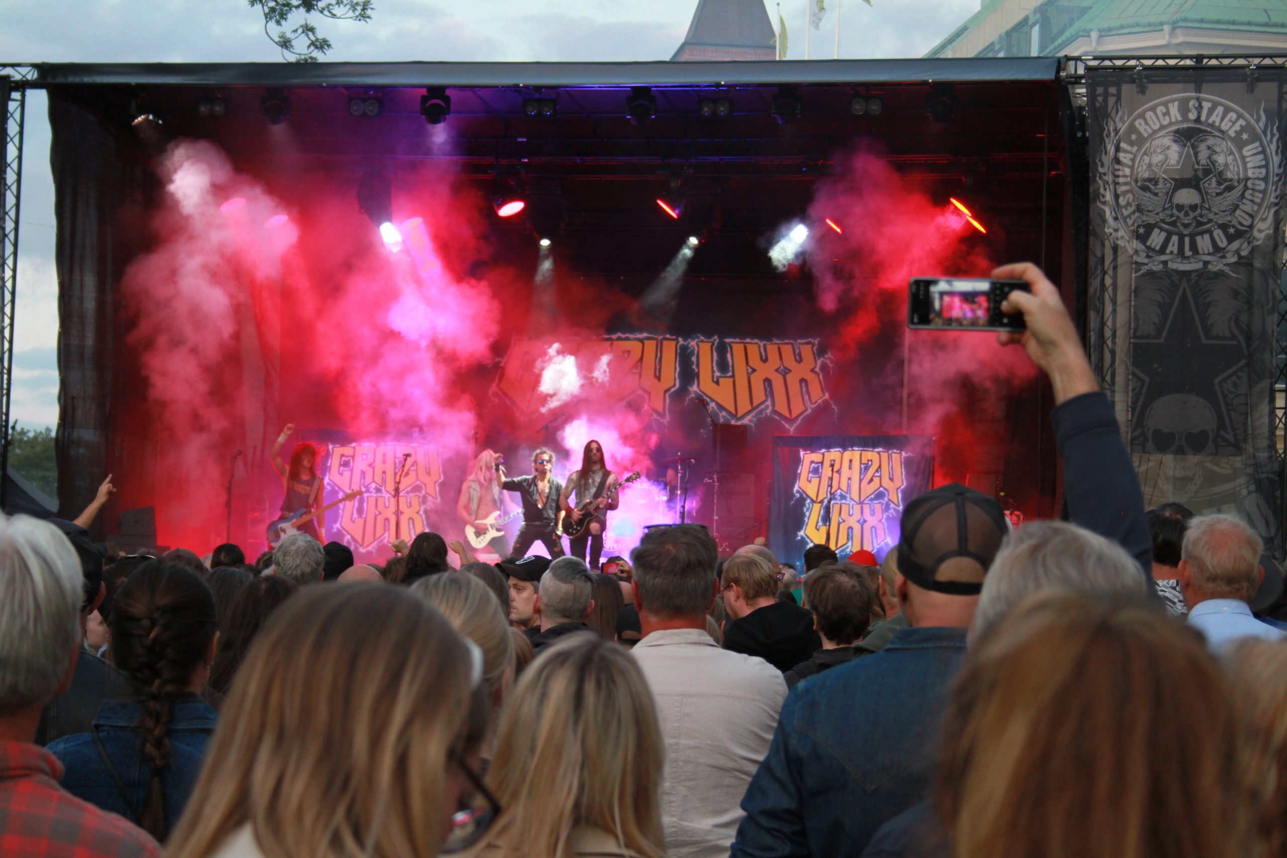 Malmö Festivalen 7-8 Augusti, Rock Stage: Crazy Lixx